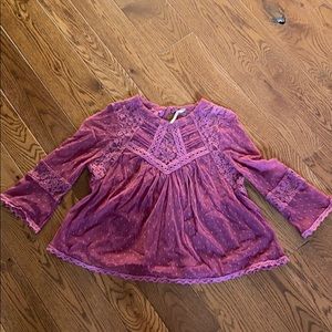 Free People lace blouse